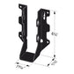 Simpson Strong-Tie LUS26PC 2x6 Decorative Joist Hanger - Black Powder Coat, ZMAX