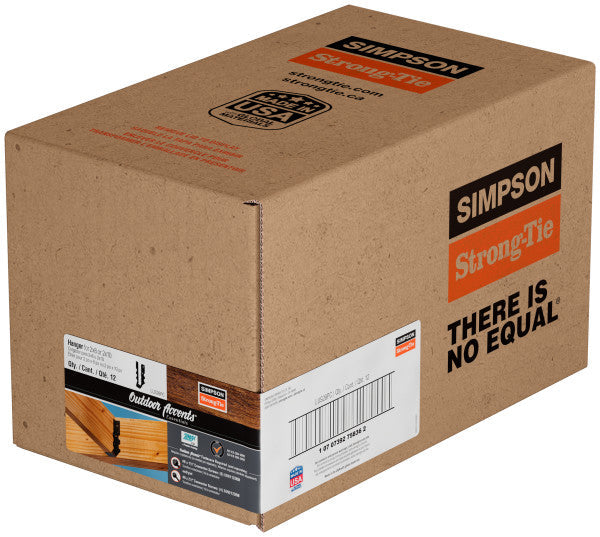 Simpson Strong-Tie LUS28PC 2x8 Decorative Joist Hanger - Black Powder Coat, ZMAX