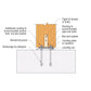 Simpson MCB Mass Timber Column Base Standoff