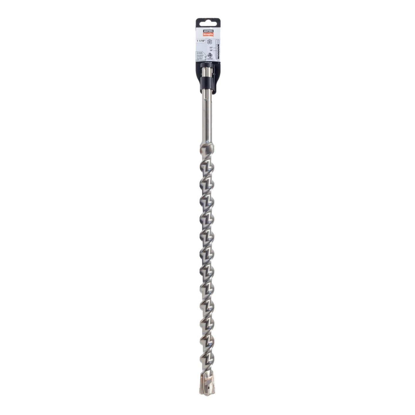 1-1/16" x 23" Simpson MDMX10623Q SDS-Max Shank Quad Head Bit