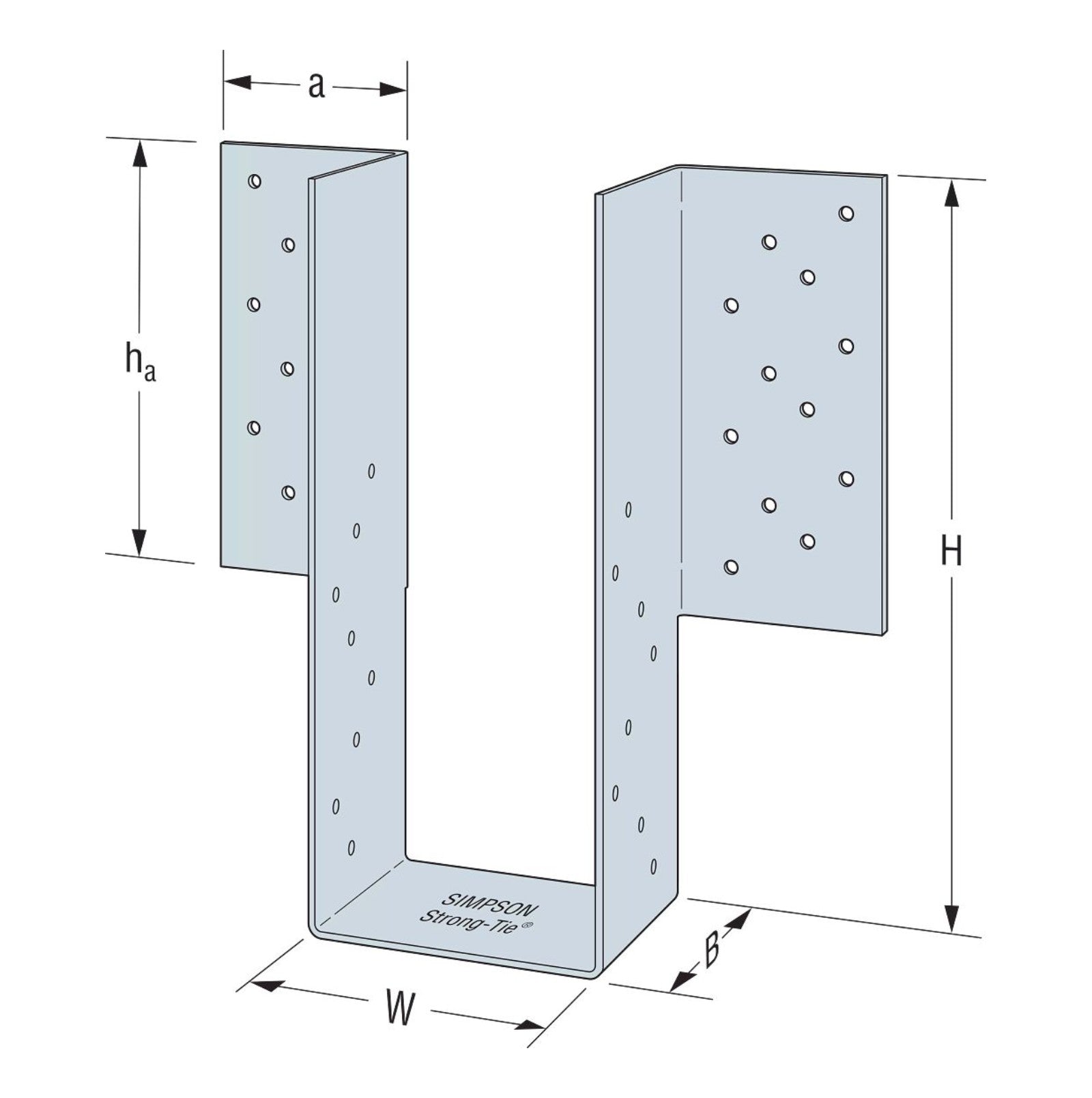 Simpson MGU Medium Girder Face-Mount Hanger
