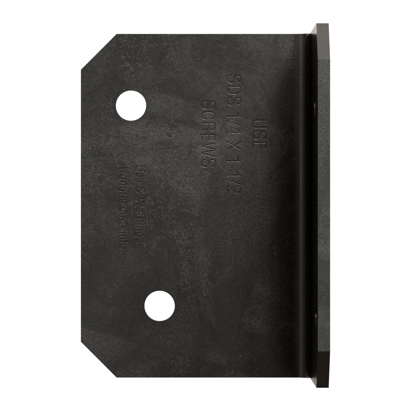 Simpson Strong-Tie ML23PC 12 Gauge 2x3 Medium L Angle - Black Powder Coat, ZMAX
