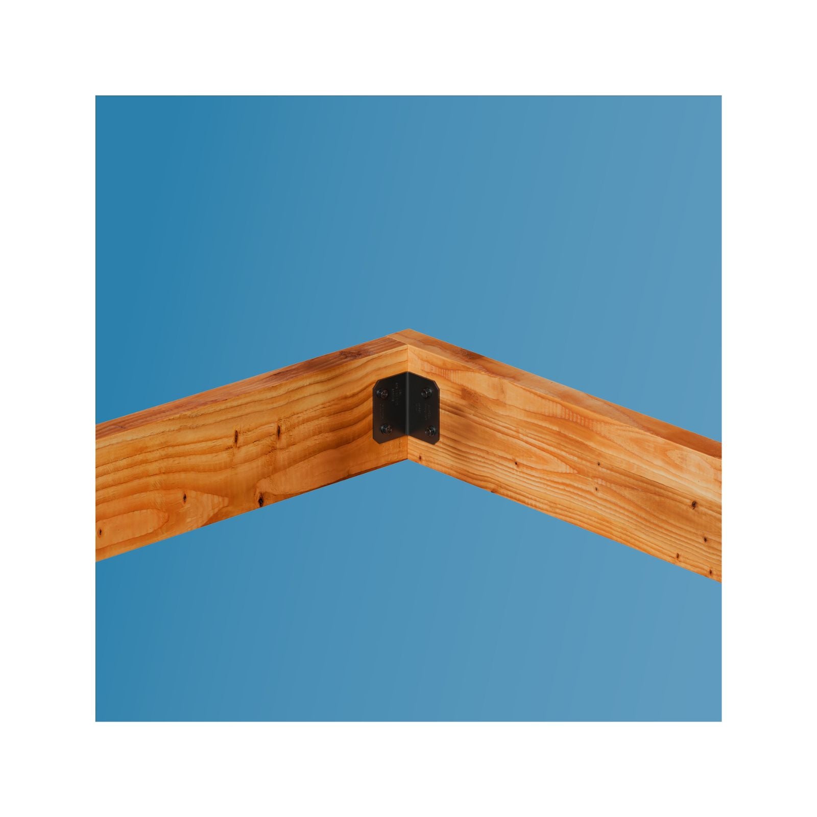 Simpson Strong-Tie ML23PC 12 Gauge 2x3 Medium L Angle - Black Powder Coat, ZMAX Installation