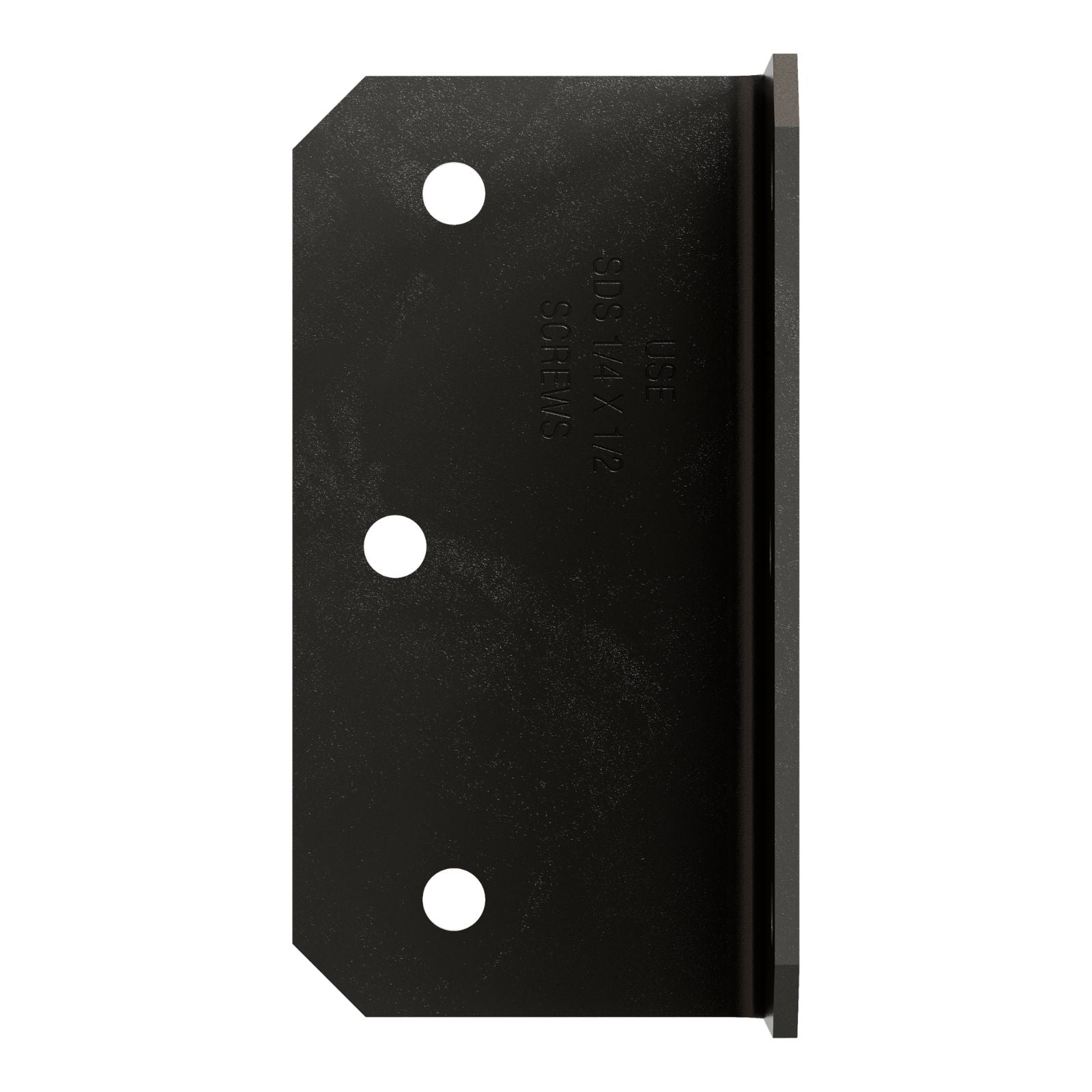 Simpson Strong-Tie ML24PC 12 Gauge 2x4 Medium L Angle - Black Powder Coat, ZMAX