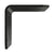 Simpson Strong-Tie ML26PC 12 Gauge 2x6 Medium L Angle - Black Powder Coat, ZMAX