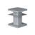 Simpson Strong-Tie Point-Supported Column Connector in gray metal adjustable stand on a white background
