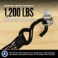 1" Bolt-On D-Ring with Mounting Bracket - Galvanized - 1,200 lbs. BS | 10-Pack