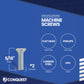 Conquest #2-56 x 5/16" Phillips Pan Head Machine Screw - Zinc - Specifications