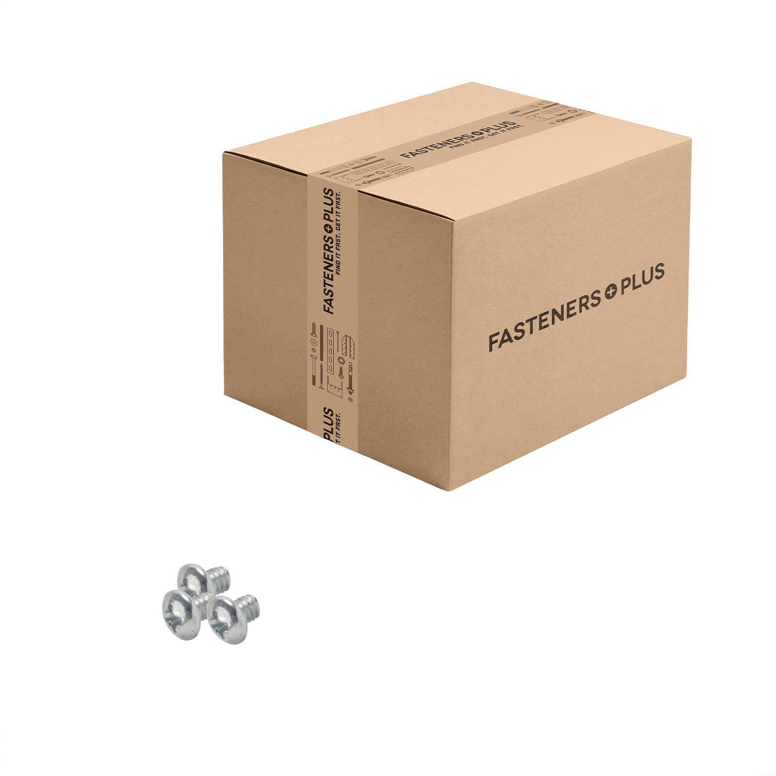 Conquest #3-48 x 1/8" Phillips Pan Head Machine Screw - Zinc | Qty. 20,000 (Carton)