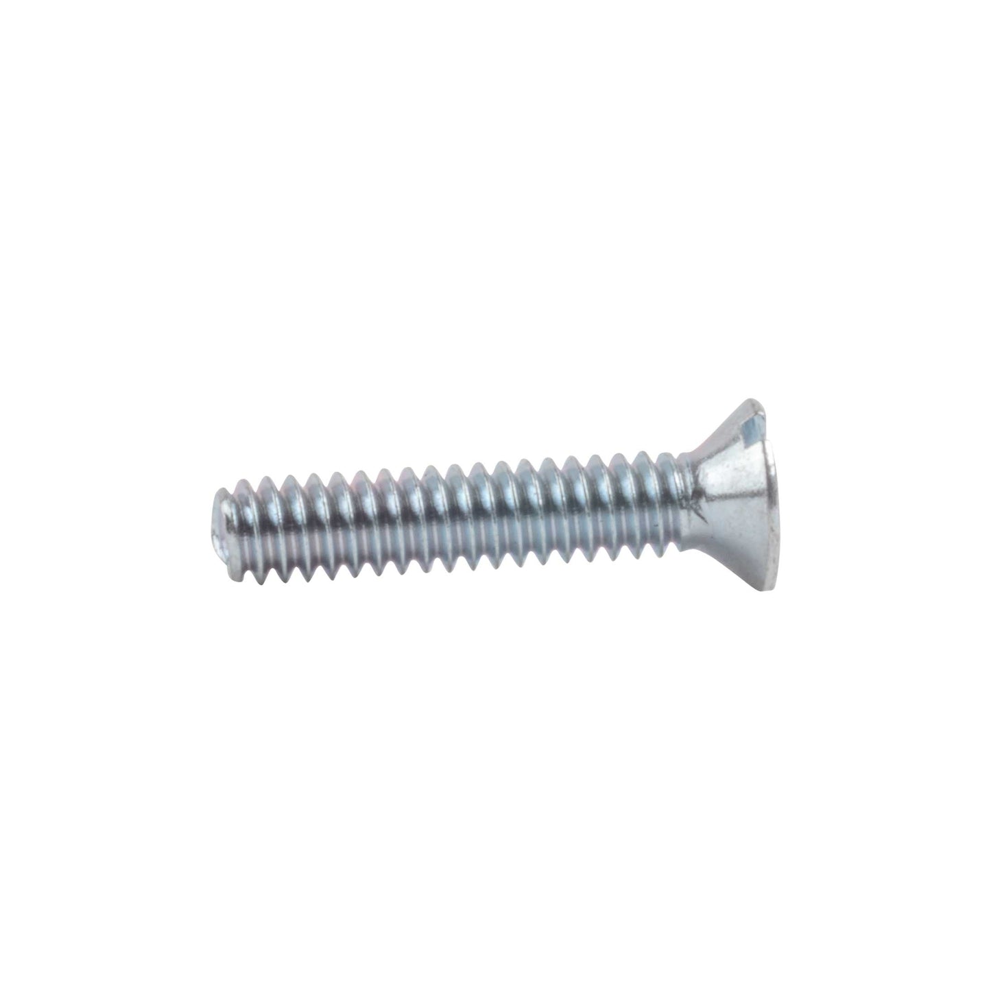 Conquest #3-48 x 3/8" Slotted Flat Head Machine Screw - Zinc