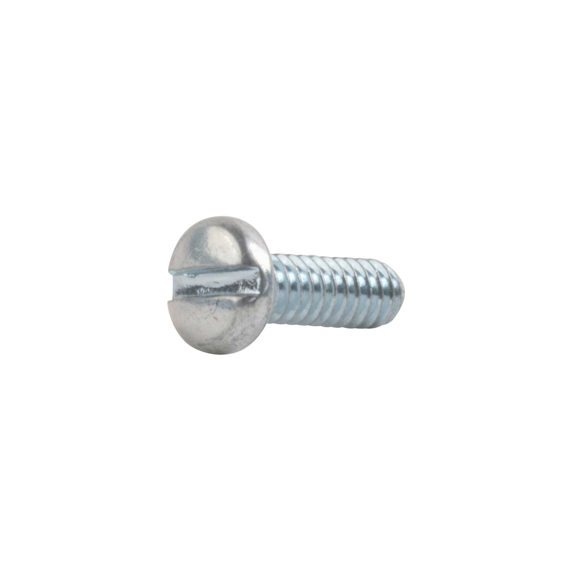 Conquest #2-56 x 1/4" Slotted Pan Head Machine Screw - Zinc