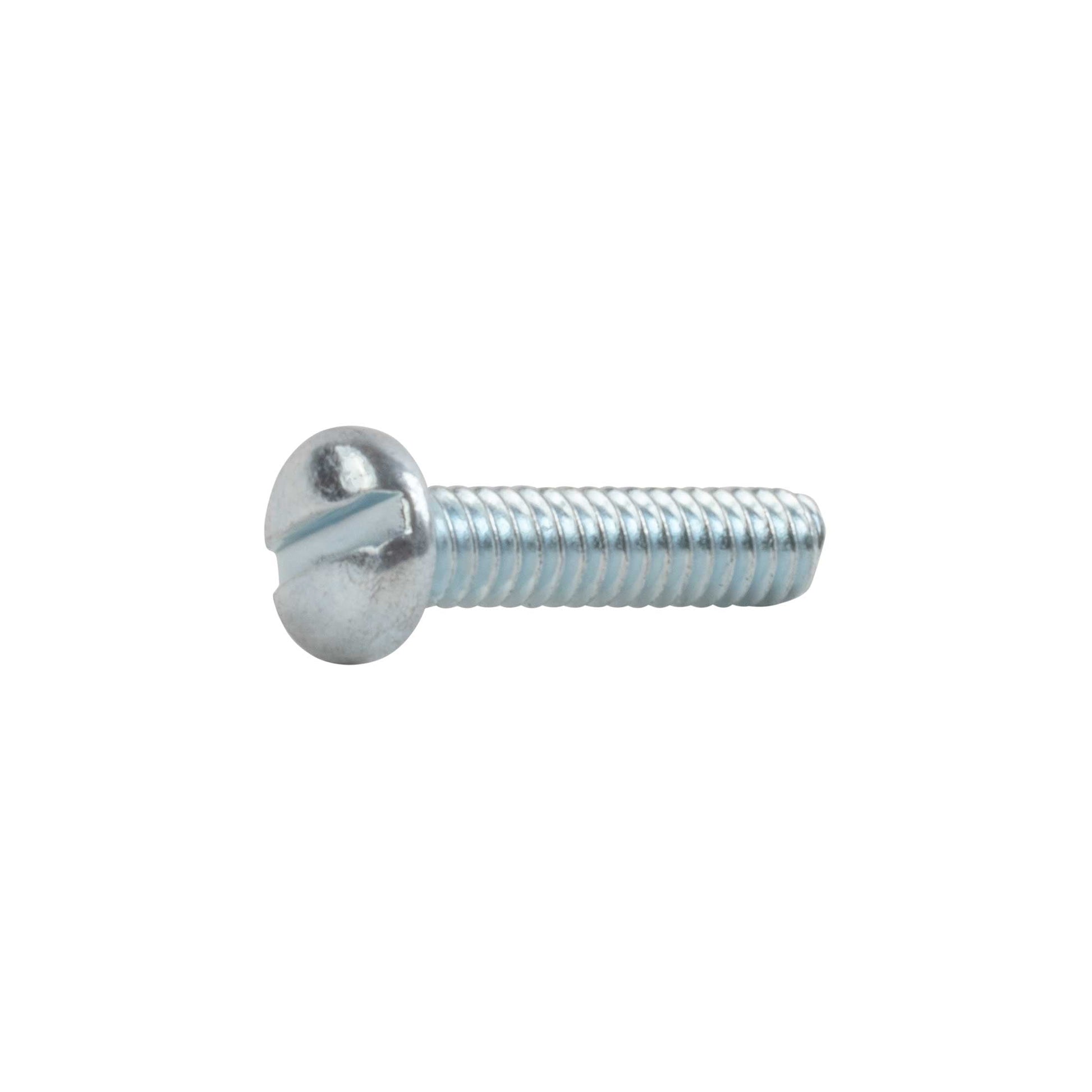 Conquest #2-56 x 3/8" Slotted Pan Head Machine Screw - Zinc