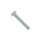 Conquest #2-56 x 1/2" Slotted Round Head Machine Screw - Zinc