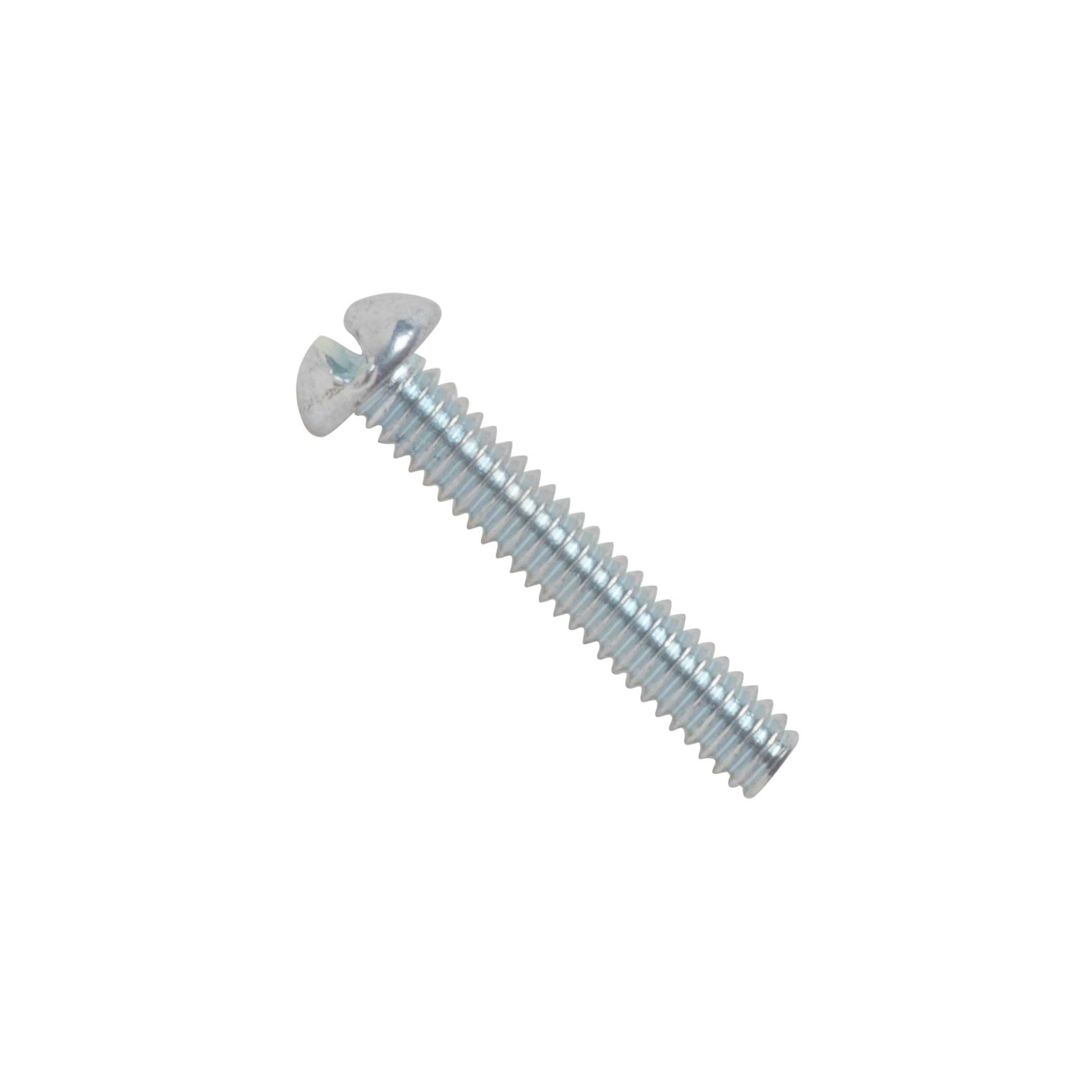 Conquest #2-56 x 1/2" Slotted Round Head Machine Screw - Zinc