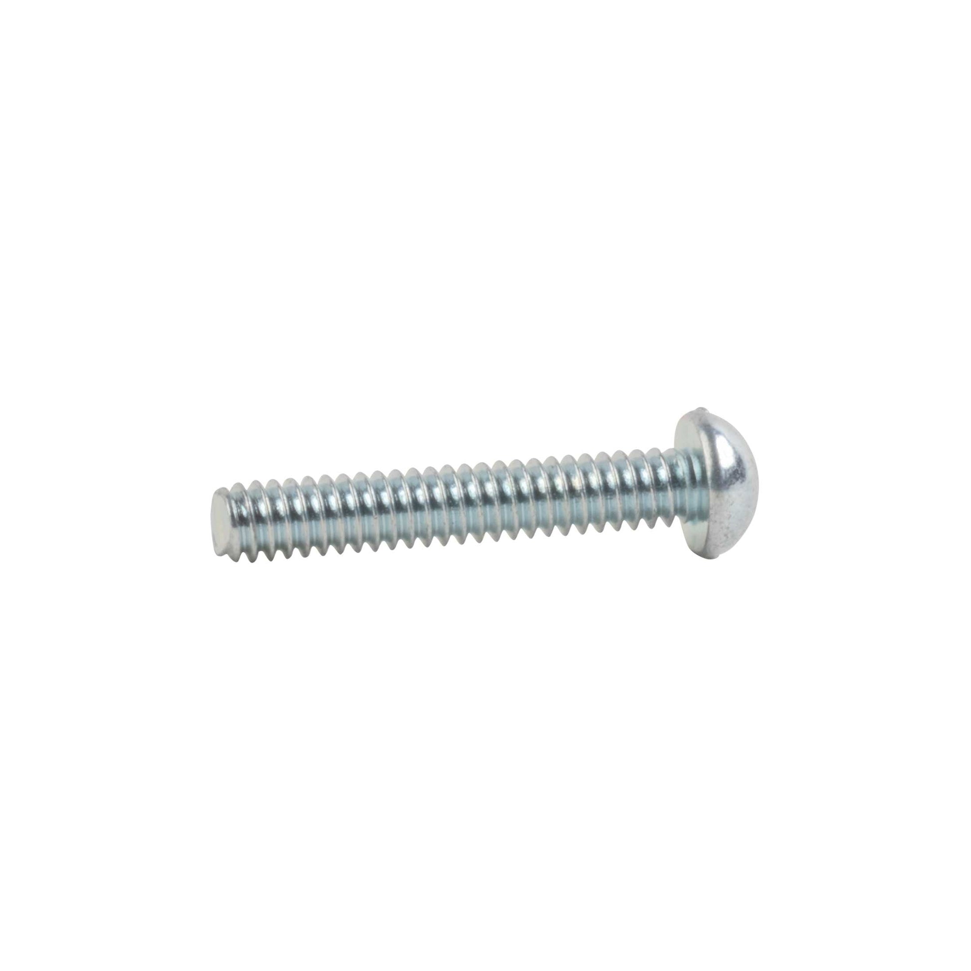 Conquest #2-56 x 1/2" Slotted Round Head Machine Screw - Zinc