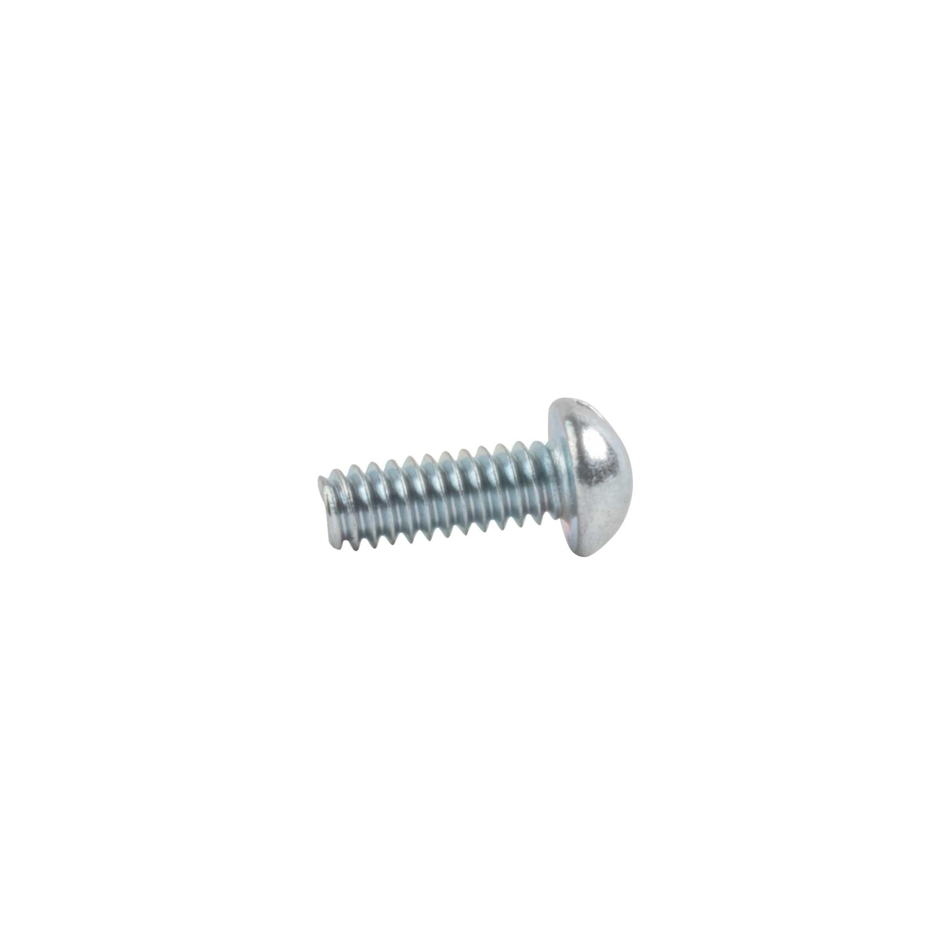 Conquest #2-56 x 1/4" Slotted Round Head Machine Screw - Zinc