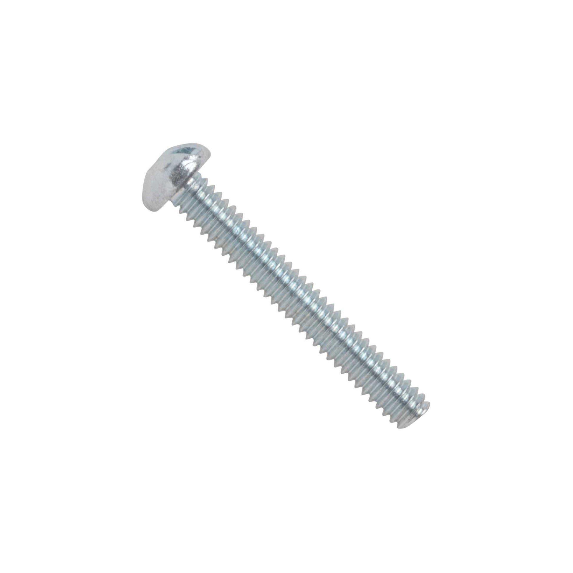 Conquest #2-56 x 5/8" Slotted Round Head Machine Screw - Zinc