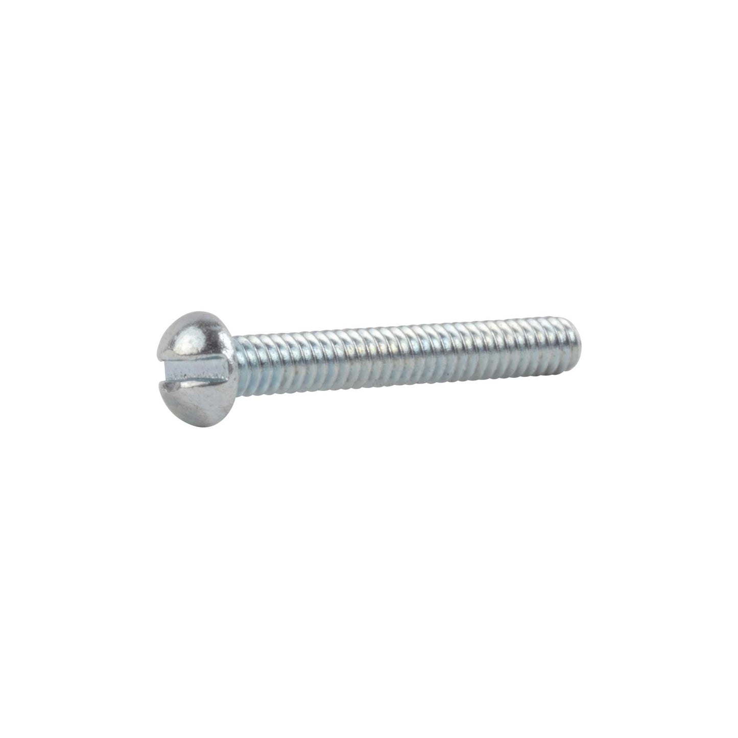 Conquest #2-56 x 5/8" Slotted Round Head Machine Screw - Zinc