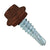 #14 X 78 inch Maxx Steelbinder Metal Roofing Stitch Screw Brown Pkg 250