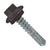 #12 X 1 inch Maxx Steelbinder Metal Roofing Screw Charcoal Gray Pkg 250