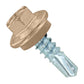 #12 X 34 inch Maxx Steelbinder Metal Roofing Screw Tan Pkg 250 image 1 of 2
