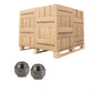 Conquest 1-1/4" Grade C NE Nylon Insert Locknut, Coarse Thread - Plain, Qty. 1,260 - Pallet