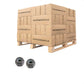 Conquest 1/4" Grade C NE Nylon Insert Locknut, Coarse Thread - Plain, Qty. 180,000 - Pallet