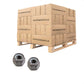 Conquest 5/8" Grade C NE Nylon Insert Locknut, Coarse Thread - Plain, Qty. 18,000 - Pallet