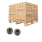 Conquest 7/8" Grade C NE Nylon Insert Locknut, Coarse Thread - Plain, Qty. 9,000 - Pallet