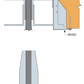 Simpson NRU24-2Z Retrofit Hanger - ZMAX