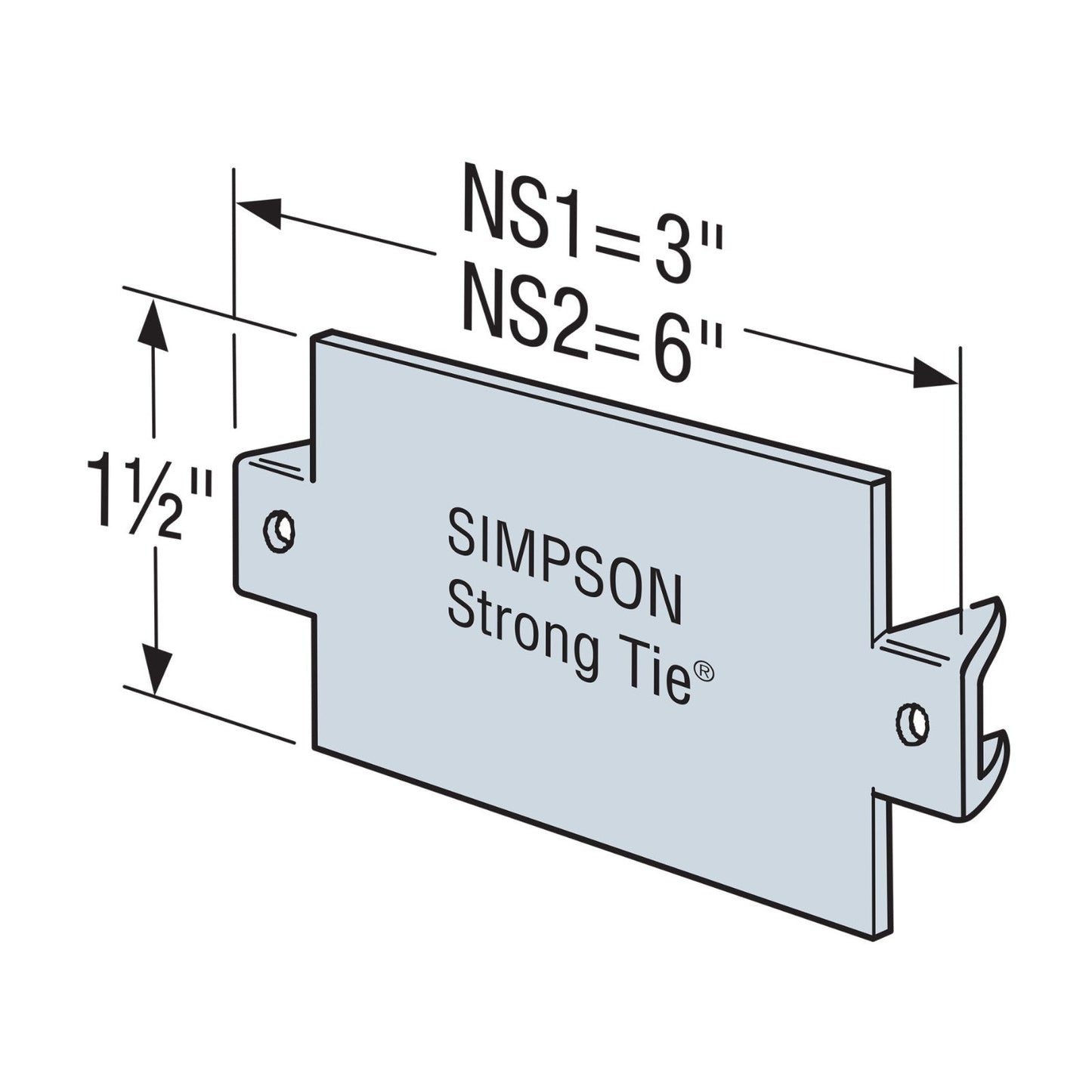 Simpson NS Nail stopper installation