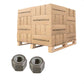 Conquest 1-3/4" Grade C NU Heavy Nylon Insert Locknut - Plain, Qty. 100 - Pallet