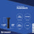 Product specifications for plow bolts on a blue background with Conquest branding.