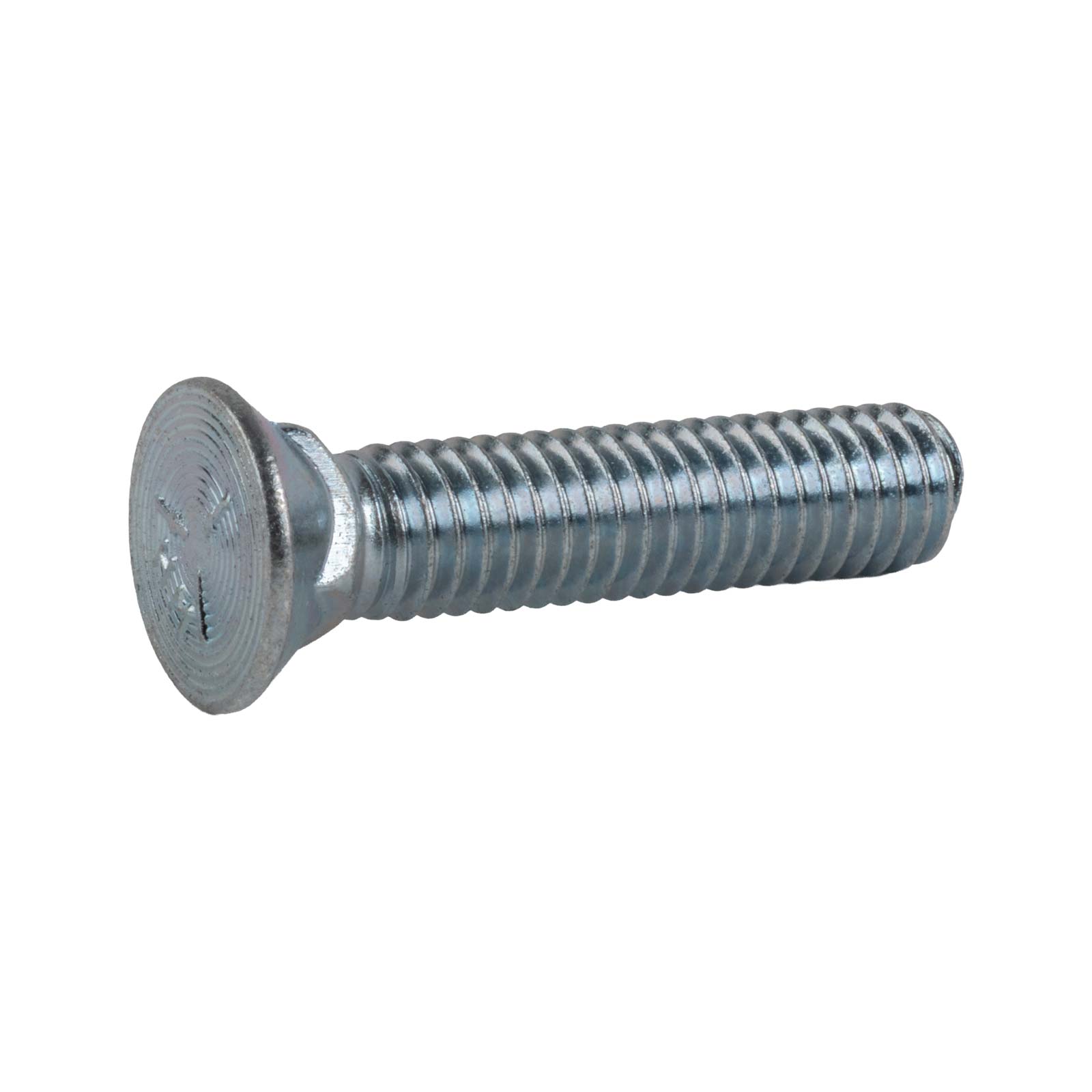 Conquest 3/8" x 1-3/4" Plow Bolt, #3 Head - Grade 5, Zinc CR+3