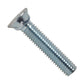 Conquest 3/8" x 2" Plow Bolt, #3 Head - Grade 5, Zinc CR+3