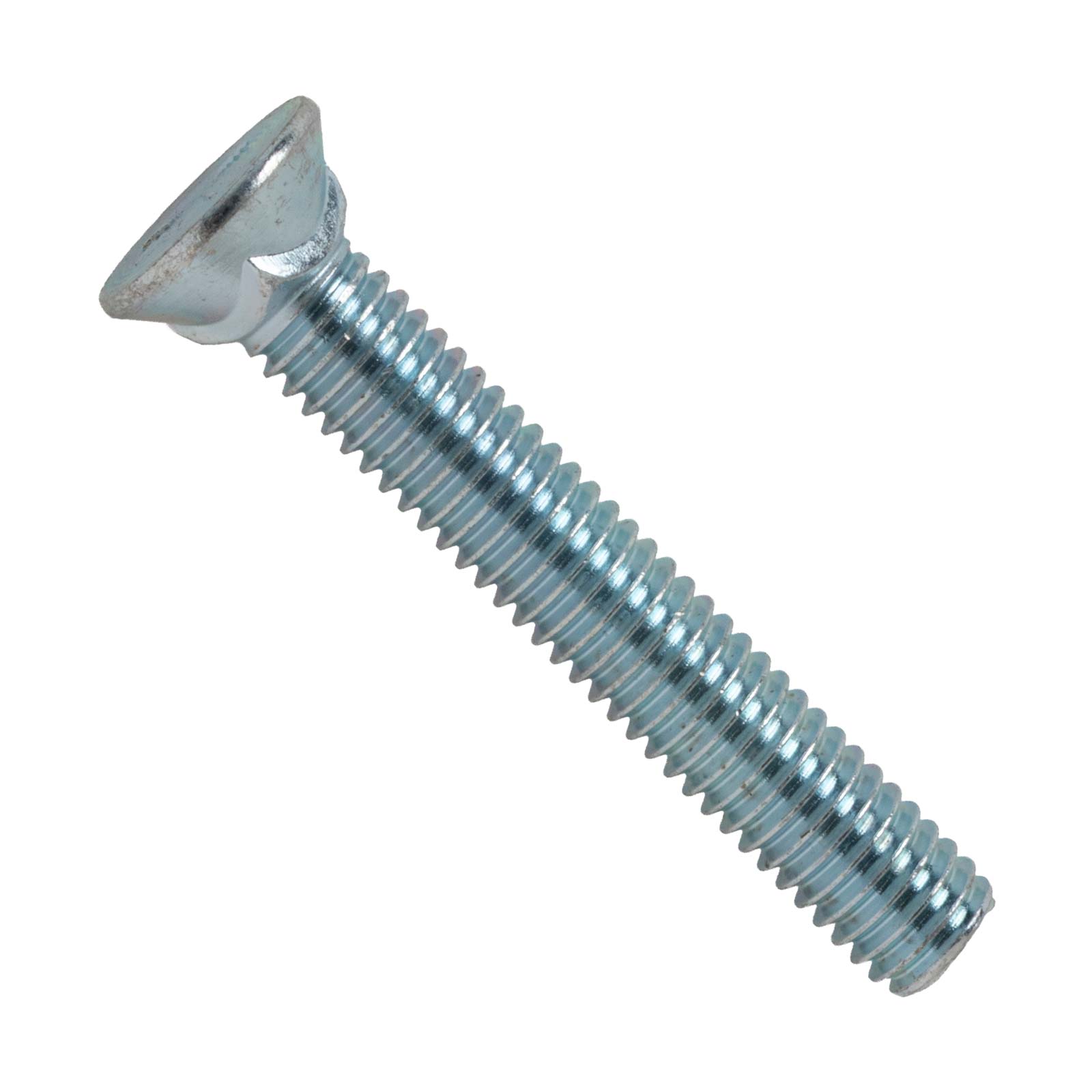Conquest 3/8" x 2-1/2" Plow Bolt, #3 Head - Grade 5, Zinc CR+3