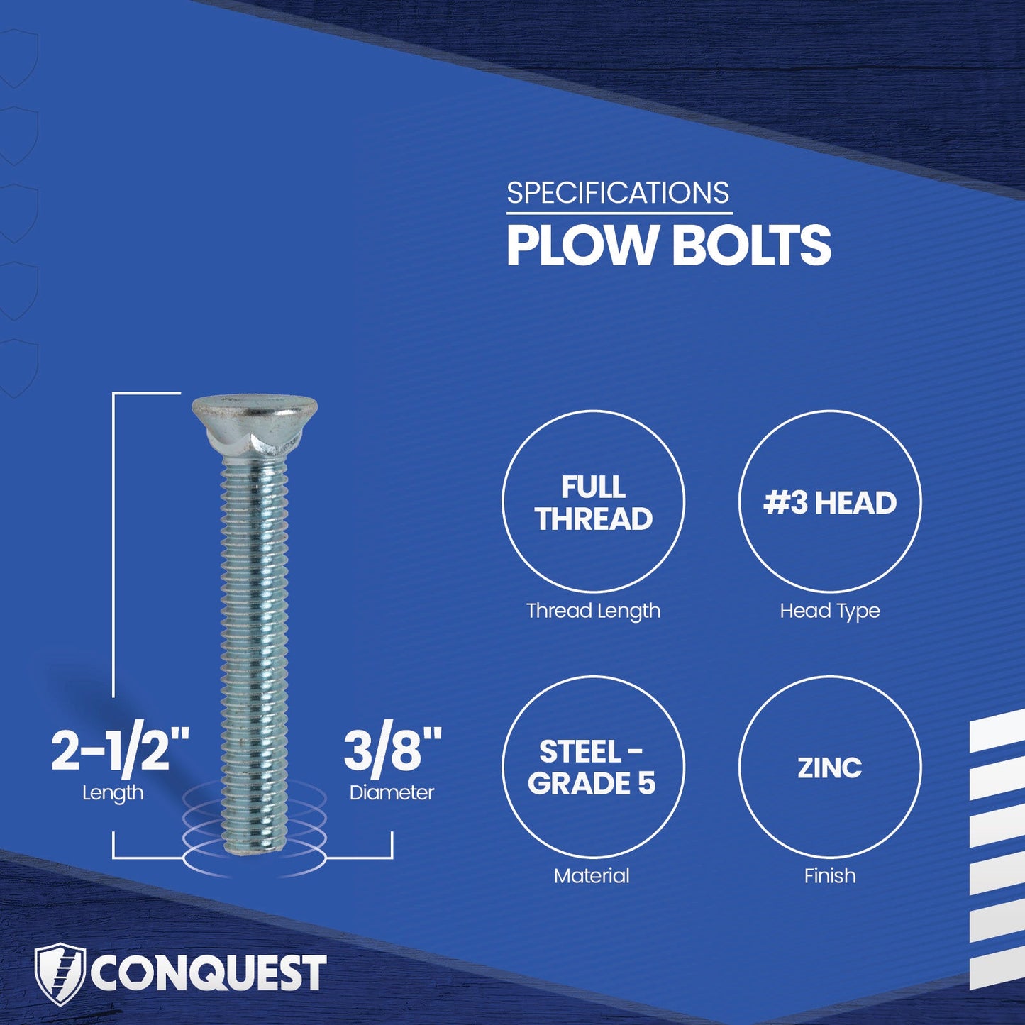 plow bolt specifications