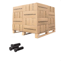 Conquest 7/16" x 1-3/4" Plow Bolt, Clip Head - Grade 5, Plain | Qty. 11,700 (Pallet)