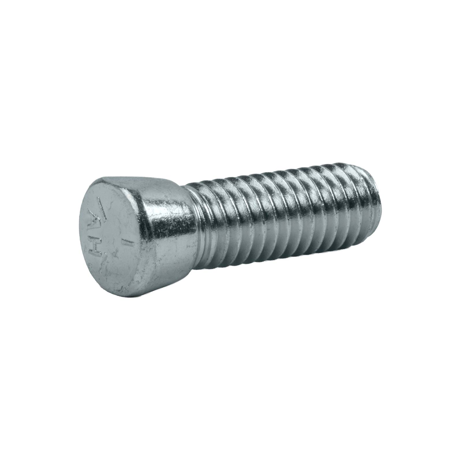 Conquest 7/16" x 1-1/2" Plow Bolt, Clip Head - Grade 5, Zinc CR+3