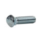 Conquest 3/8" x 1-1/2" Plow Bolt, Elliptical Head - Grade 5, Zinc CR+3