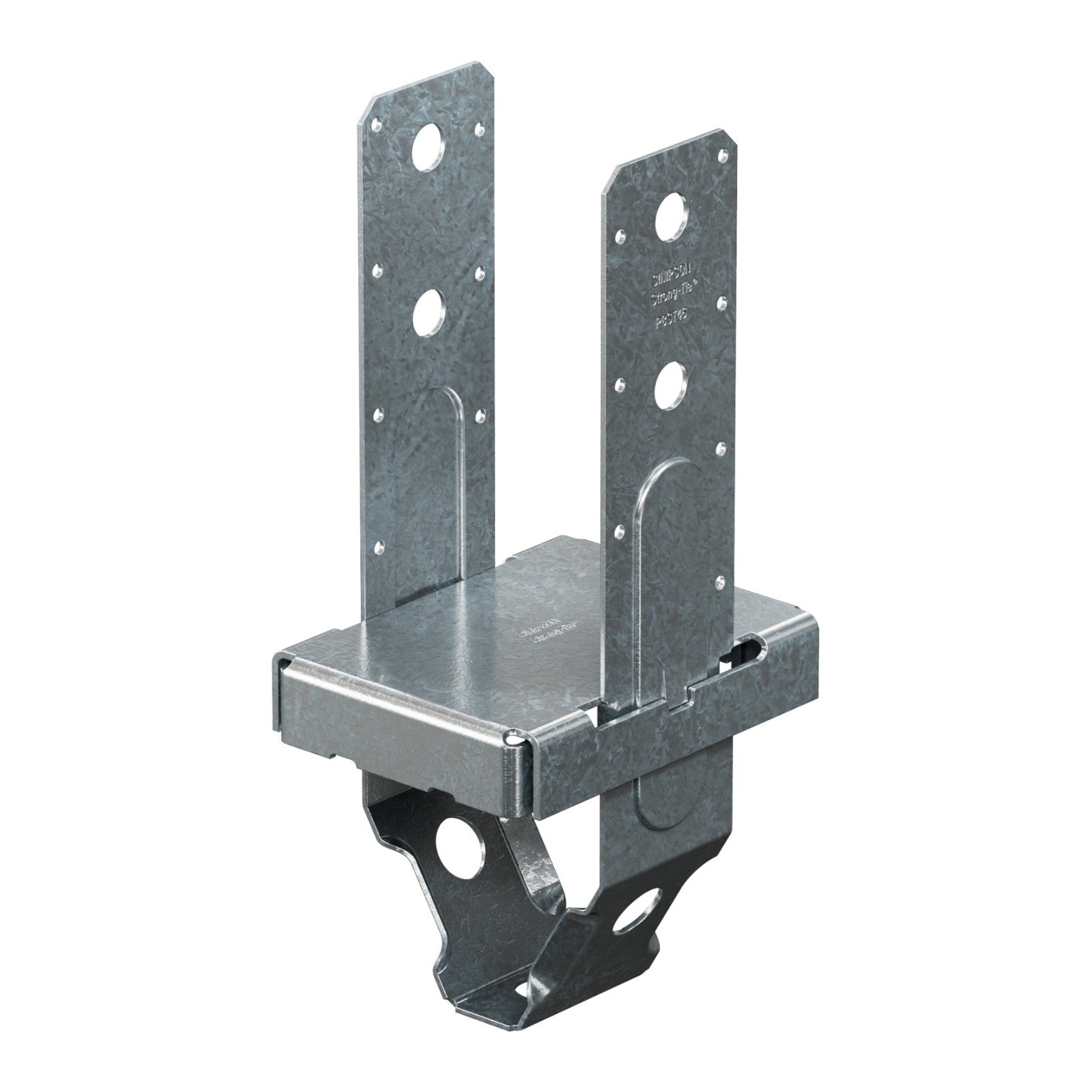 サム Simpson Strong-Tie PBST46Z 4x6 Post Base Standoff - ZMAX