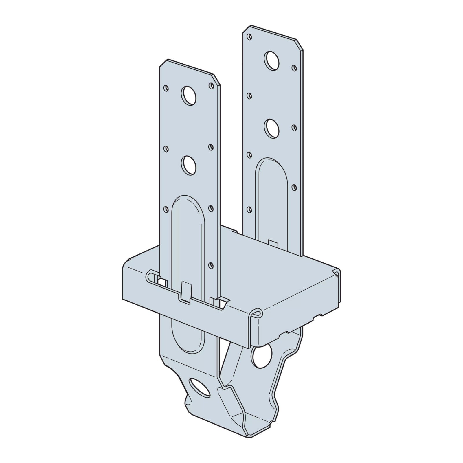 Simpson Strong-Tie PBST46Z 4x6 Post Base Standoff - ZMAX