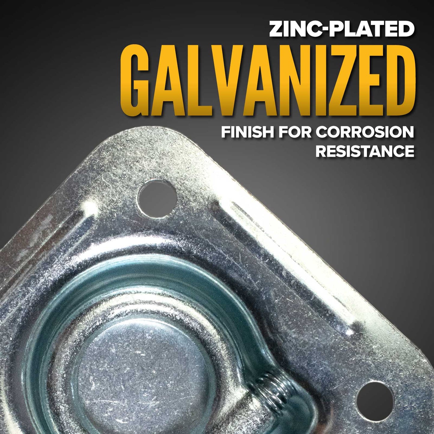Bolt-On Recessed D-Ring - Galvanized - 5,000 lbs. BS | 4-Pack