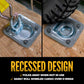 Bolt-On Recessed D-Ring - Galvanized - 5,000 lbs. BS | 4-Pack