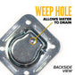 Bolt-On Recessed D-Ring - Galvanized - 5,000 lbs. BS | 4-Pack