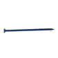A single blue flat head Tapcon concrete screw with a T-25 star drive.