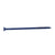 A single blue flat head Tapcon concrete screw with a T-25 star drive.