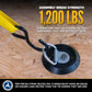 Bolt-On Flush-Mount D-Ring - 1,200 lbs. BS