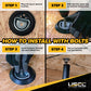 Bolt-On Flush-Mount D-Ring - 1,200 lbs. BS