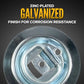 Bolt-On Flush-Mount D-Ring - Galvanized - 1,200 lbs. BS | 4-Pack